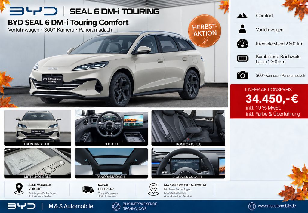 Bild des Angebotes BYD SEAL 6 Touring PHEV DM-I Comfort °Vorführwagen°