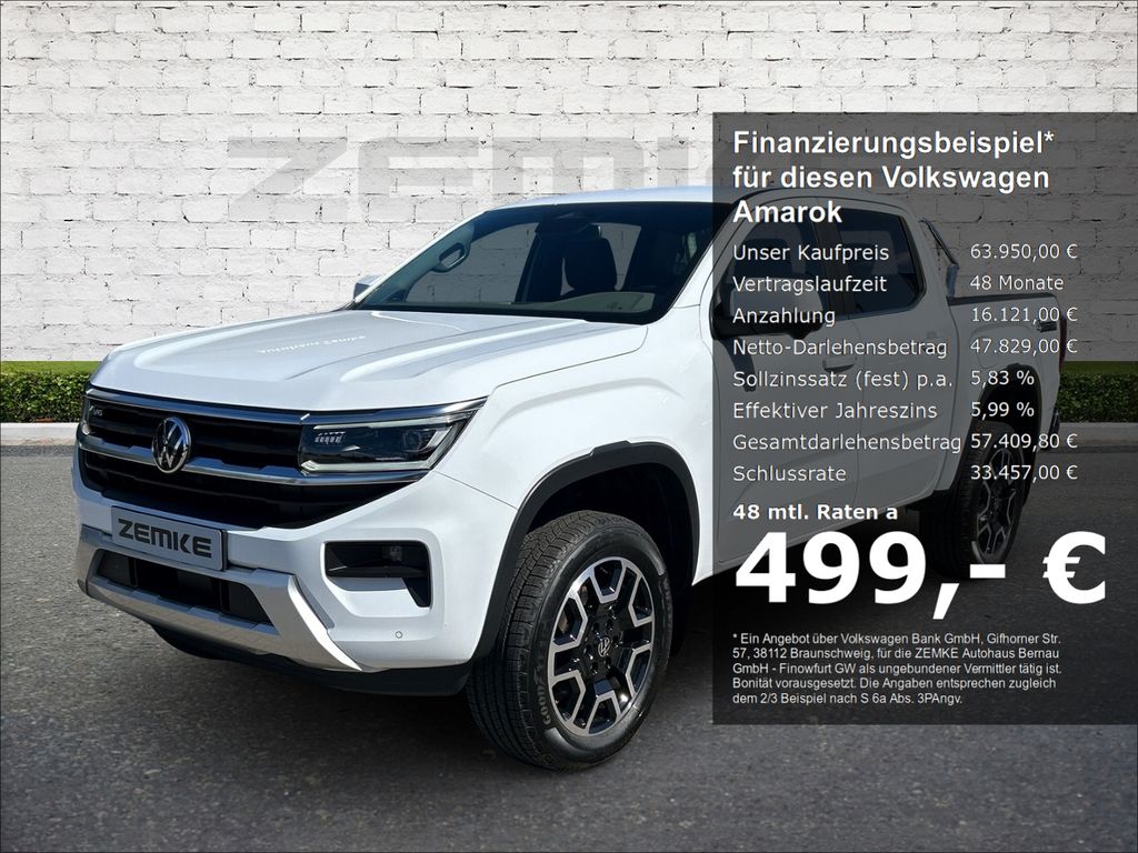 Bild des Angebotes Volkswagen Amarok Style DC V6 3,0 TDI  StandHZG AHK-abnehmb