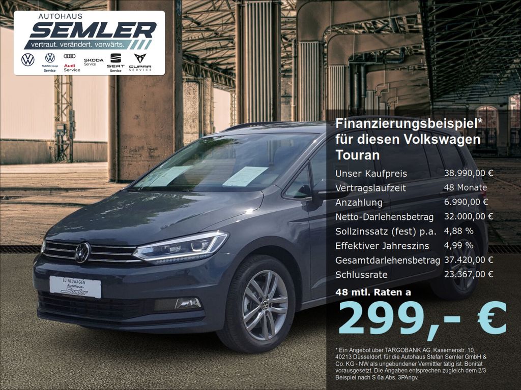 Volkswagen Touran Comfortline 1.5 TSI DSG 7-SIT AHK R-KAM
