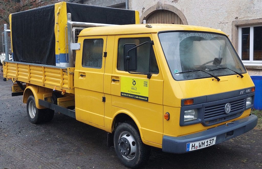 Volkswagen VW LT 55 Doka Bj. '94 TÜV neu mit Hilfskran