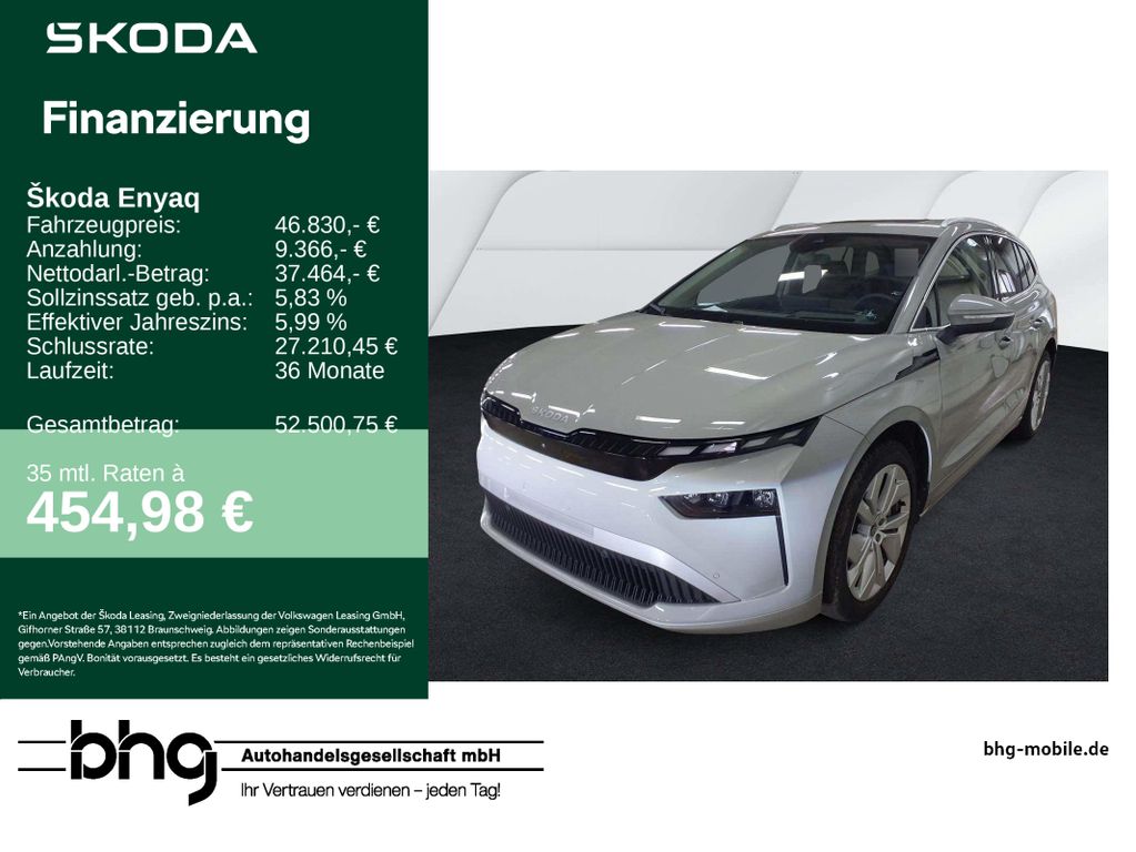 Bild des Angebotes Skoda Enyaq 85 AHK Canton HUD Pano pACC Navi Kamera