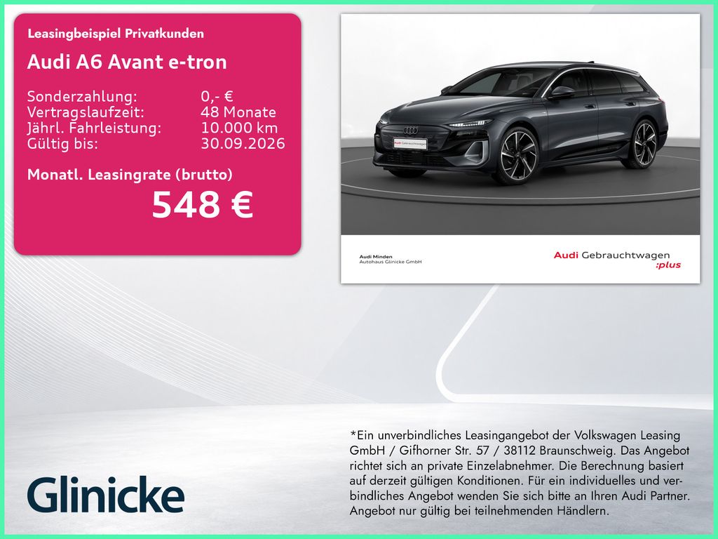 Bild des Angebotes Audi A6 Avant e-tron S line AHK LED LM 21" 360° ACC