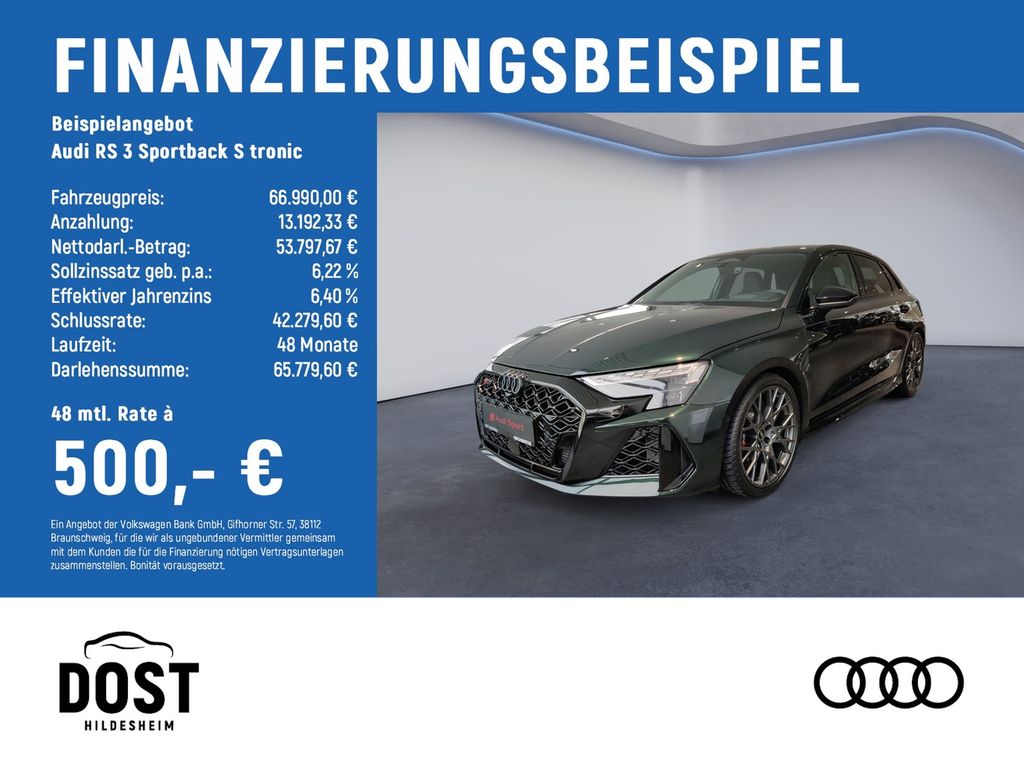 Audi RS 3 Sportback S tronic NAVI+MATRIX+SPORTABGAS