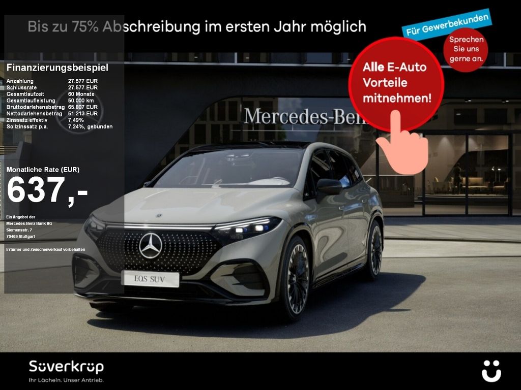Bild des Angebotes Mercedes-Benz EQS 500 4M SUV AMG BURM NIGHT MEMO 360 AHK DISTR