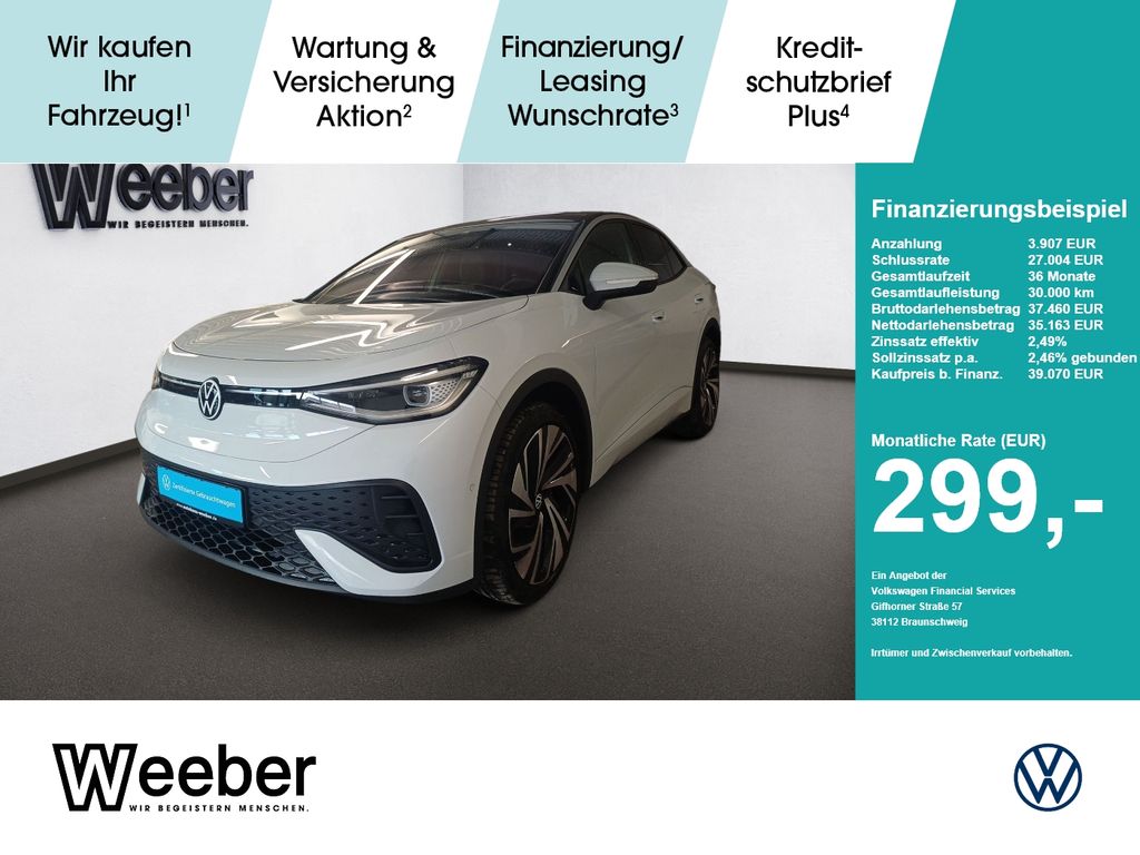 Bild des Angebotes Volkswagen ID.5 Pro *5J GAR*PANO*WÄRMEPUMPE*NAVI*MATRIX*