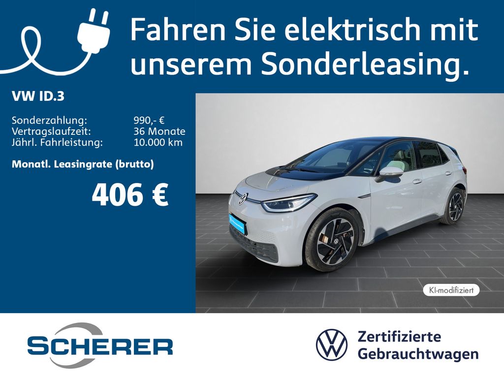 Bild des Angebotes Volkswagen ID.3 Pro Business 62 kWh NAVI RFK SHZ ACC