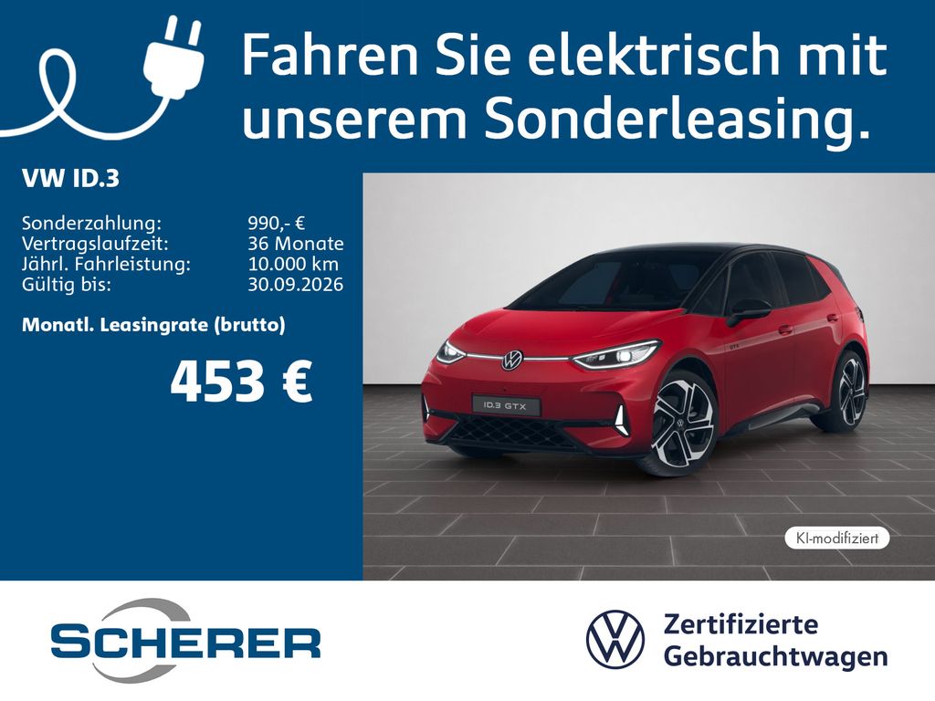 Bild des Angebotes Volkswagen ID.3 GTX 79 kWh | 360° | ACC | Anschlussgarantie