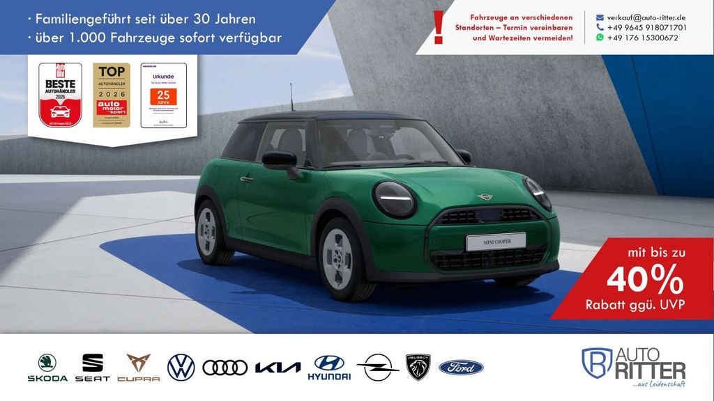 Bild des Angebotes MINI Cooper C Classic Trim HuD|RFK|PANO|LED|Navi|C...