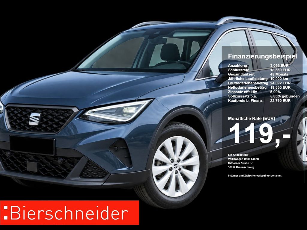 Bild des Angebotes Seat Arona 1.0 TSI DSG ROAD ALLWETTER LED KAMERA FAHR