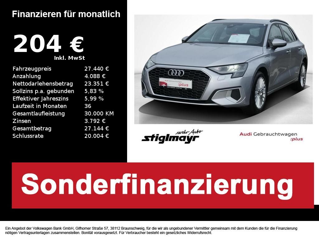 Bild des Angebotes Audi A3 Sportback advanced 40 TFSIe ACC+AHK+NAVI+VC