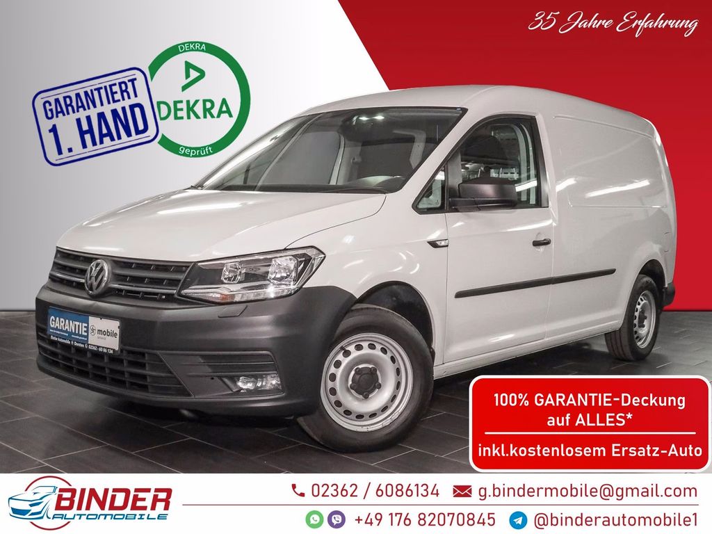 Bild des Angebotes Volkswagen Caddy Maxi Kasten LKW*BENZIN*AHK*SCHRÄNKE*FLÜGEL