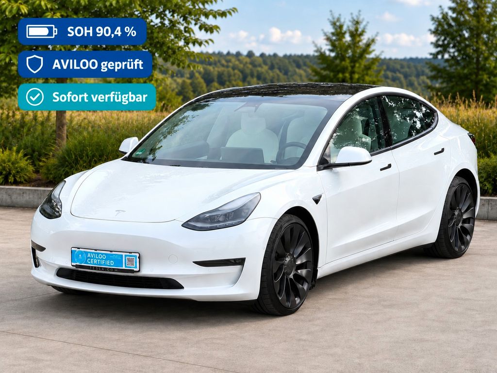 Bild des Angebotes Tesla Model 3 Performance 2. Hand Weiß innen Facelift