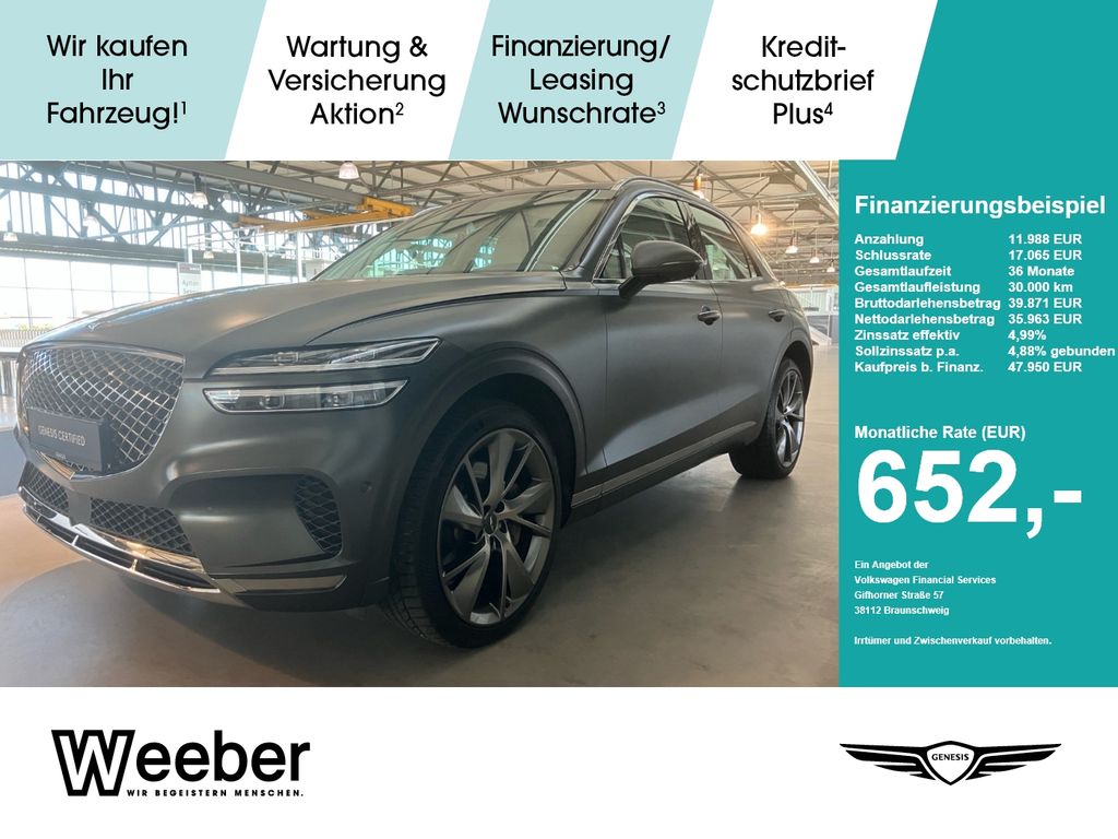 Bild des Angebotes Genesis GV70 Luxury 4WD LED LEDER KAMERA PDC NAVI ALU