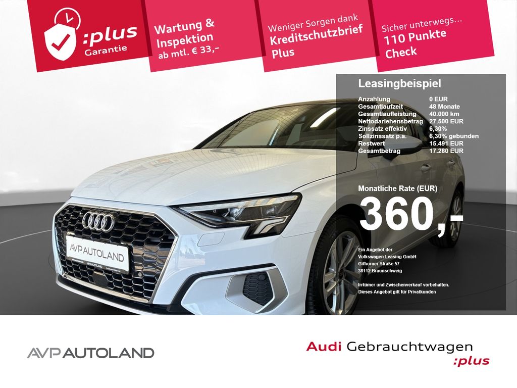 Bild des Angebotes Audi A3 Limousine 30 TFSI S tronic advanced | PANO |