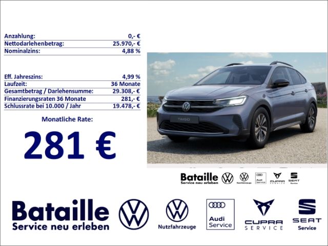 Bild des Angebotes Volkswagen Taigo 1.0 TSI Energy AHK Kamera SHZ 4Season