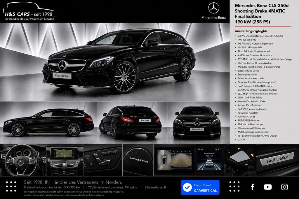 Bild des Angebotes Mercedes-Benz FINAL EDITION ABSOLUT VOLL MEM H&K 360° MASSAGE