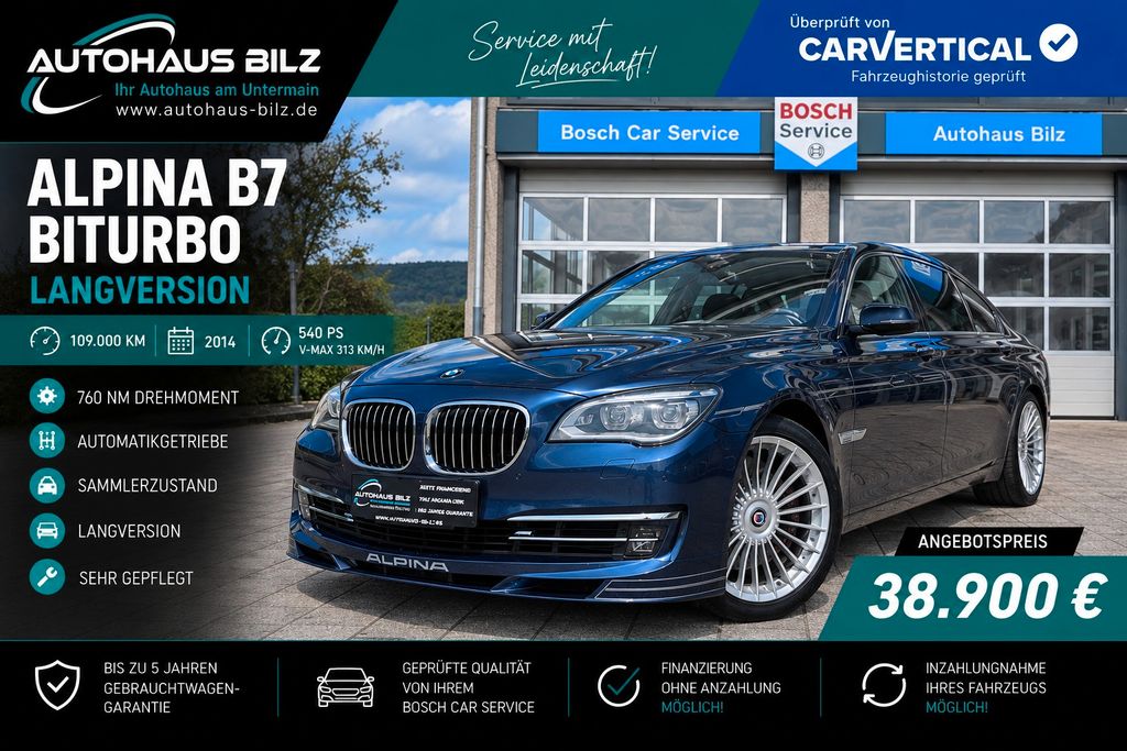 Bild des Angebotes ALPINA B7 4,4 Bi-Turbo Langversion*Sammler*V-Max 313Kmh