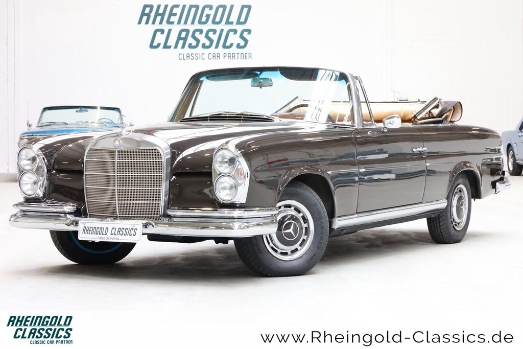 Bild des Angebotes Mercedes-Benz 220 SEb Cabriolet im seltenen Tabakbraun