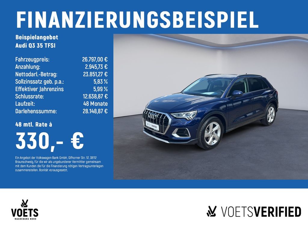 Bild des Angebotes Audi Q3 35 TFSI advanced MATRIX-LED+AHK+NAVI+ACC+KAM
