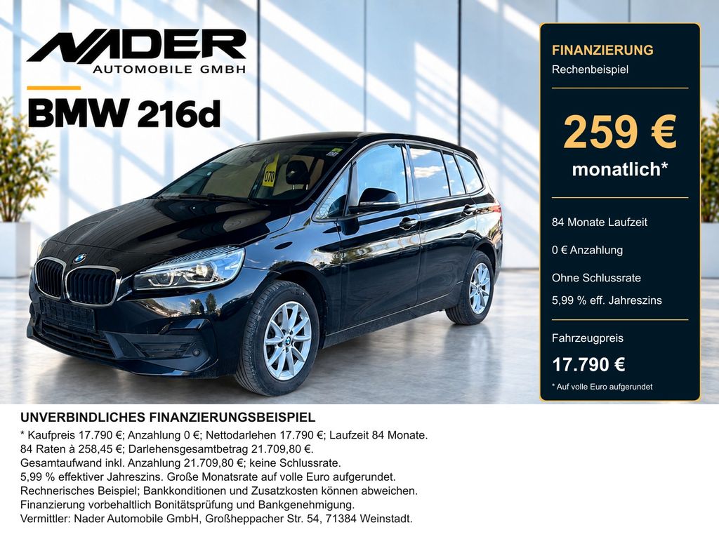 Bild des Angebotes BMW 216 d Gran Tourer Advantage | LED | Navi