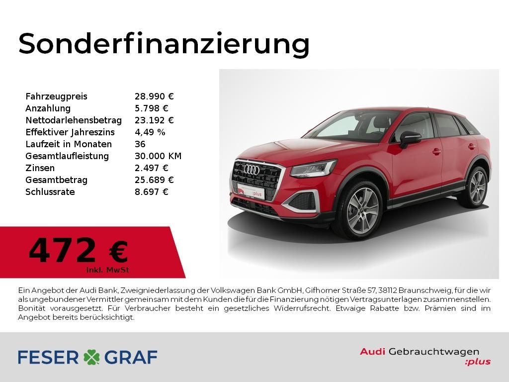 Bild des Angebotes Audi Q2 Advanced 30 TDI 85kW virt.Cockpit