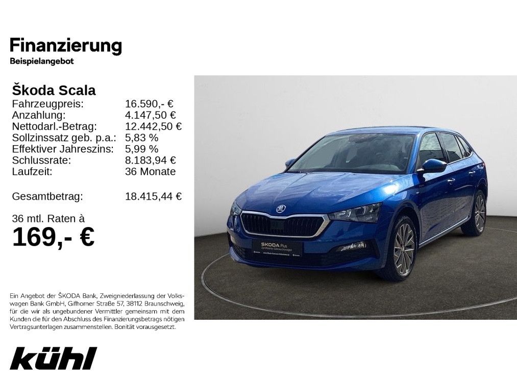 Bild des Angebotes Skoda Scala 1.0 TSI Clever LM17,SHZ.,Climatronic