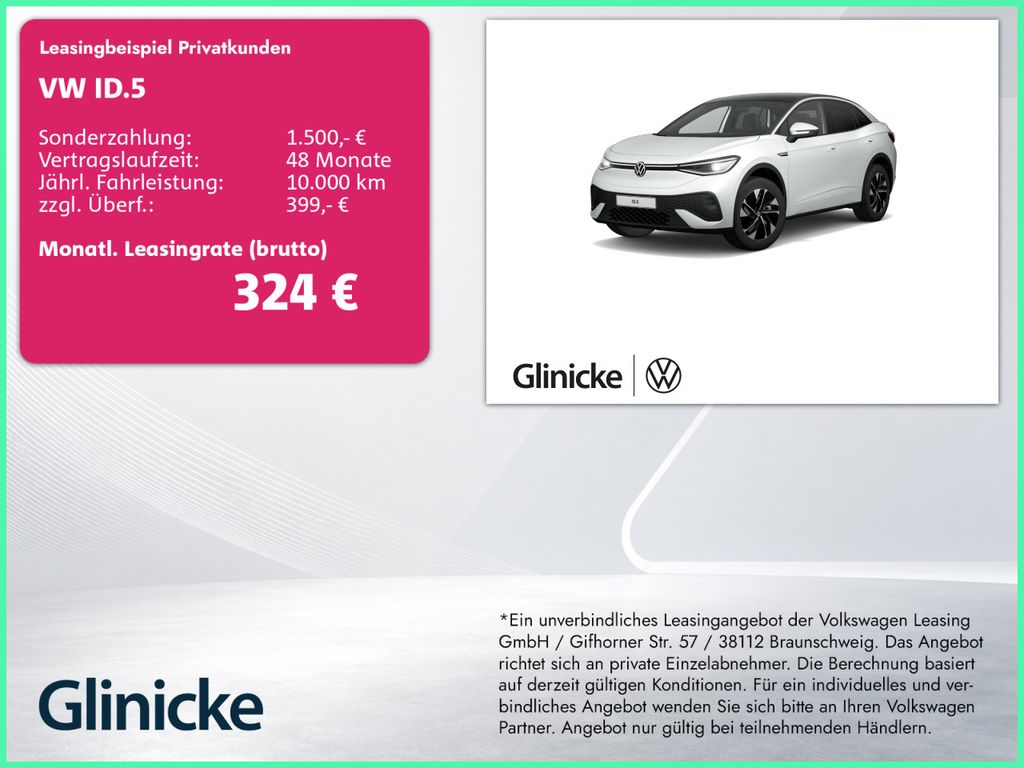 Bild des Angebotes Volkswagen ID.5 Pro Performance Matrix/360/Nav/ACC/EasyOpen