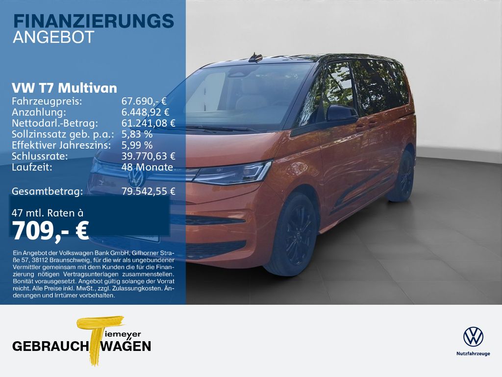 Bild des Angebotes Volkswagen Multivan eHybrid 4M EDITION LM18 MATRIX DCC