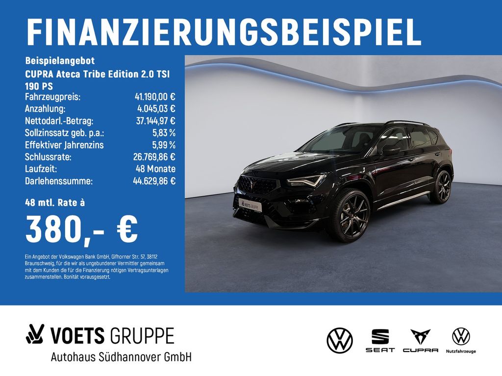 Bild des Angebotes Cupra Ateca Tribe Edition 2.0 TSI 190 PS TOP VIEW ELK