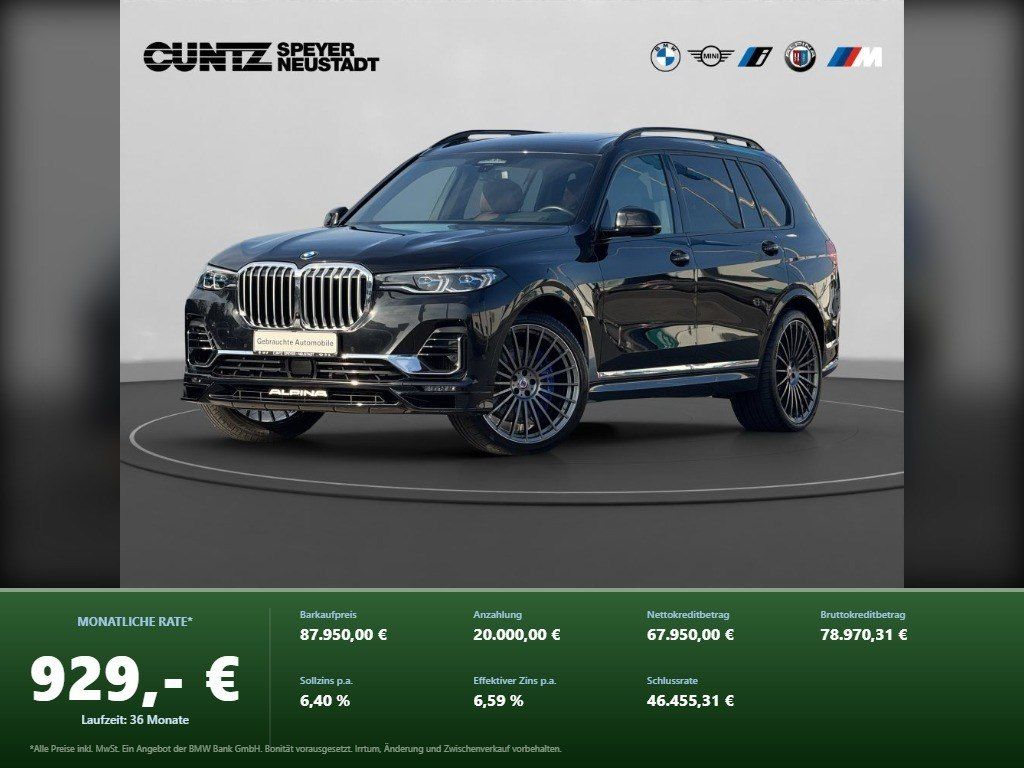 Bild des Angebotes ALPINA XB7 Biturbo Panorama Driving+Parkingassist Laser
