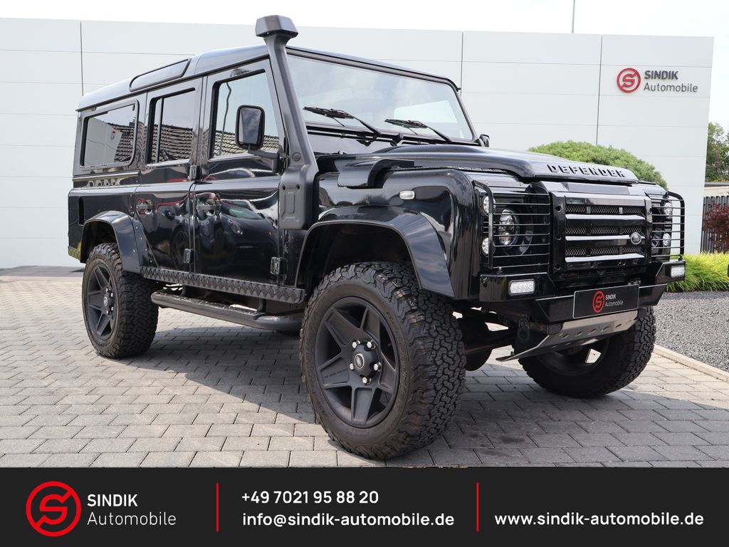 Land Rover Defender 110 HERITAGE Glasdach-LED-AHK-7 Sitzer