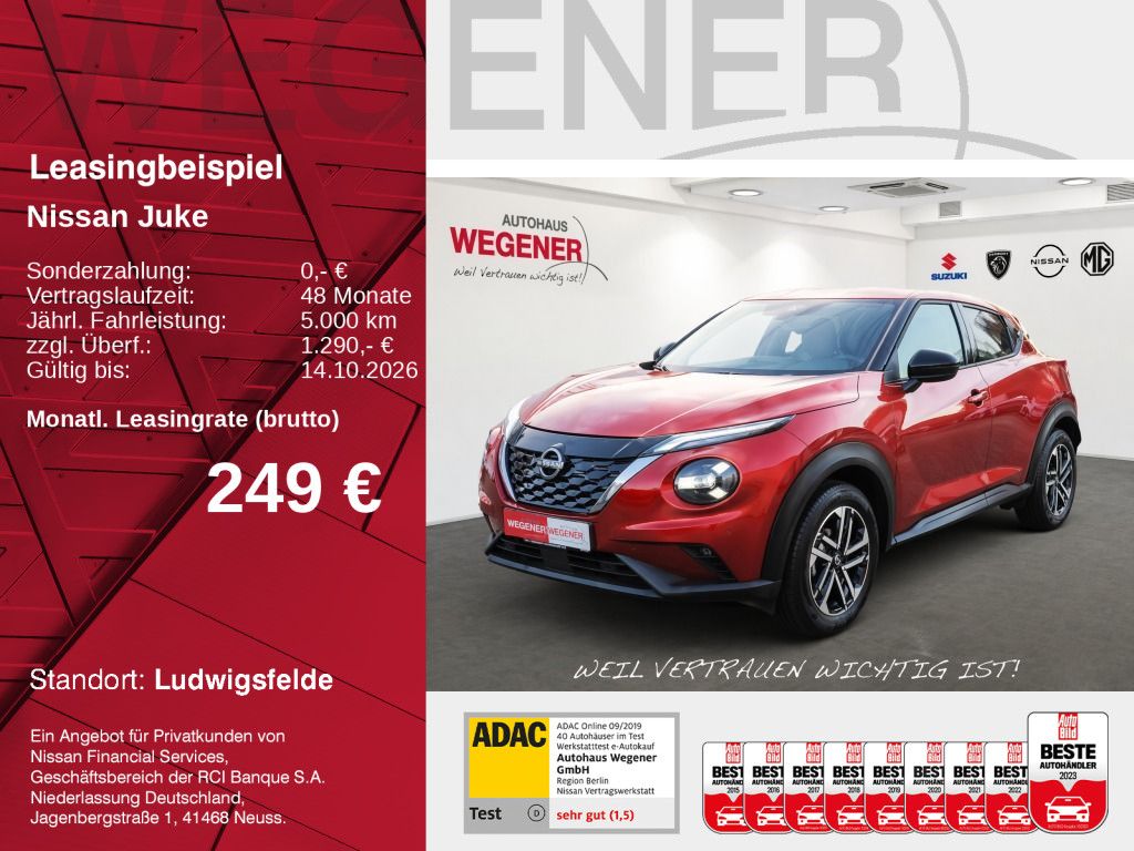 Bild des Angebotes Nissan JUKE N-Connecta 1.6 Hyb. AT - SHZ PDC CarPlay