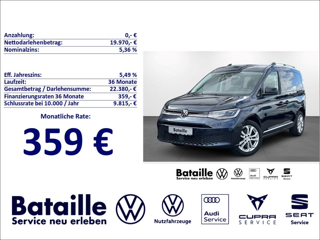 Bild des Angebotes Volkswagen Caddy 2.0 TDI Style AHK Navi LED ACC App-Connect