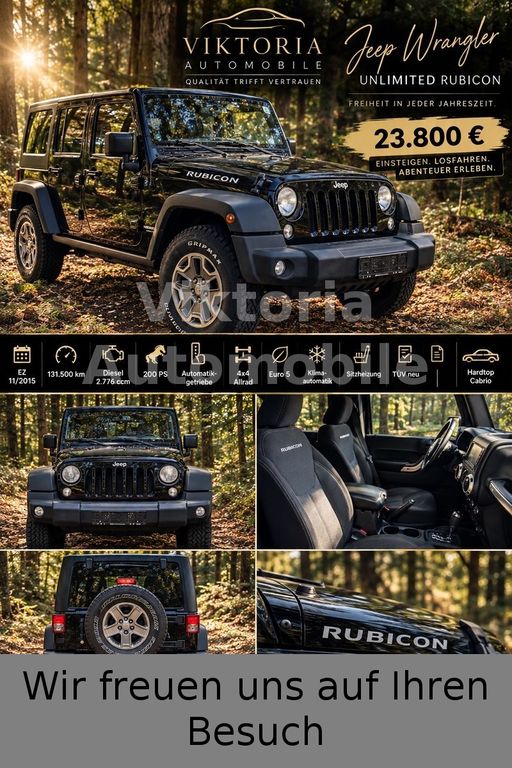 Bild des Angebotes Jeep Wrangler Unlimited Rubicon*Automatik*4x4*Cabrio