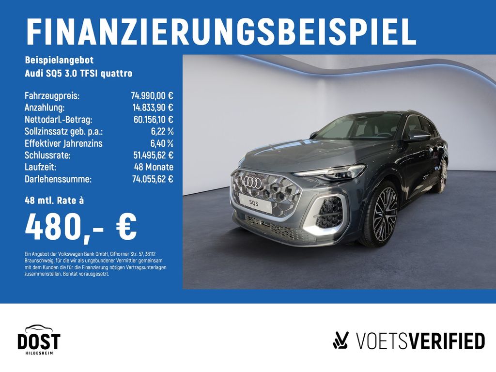 Bild des Angebotes Audi SQ5 3.0 TFSI quattro AHK+KAMERA+NAVI+PANO+SHZ
