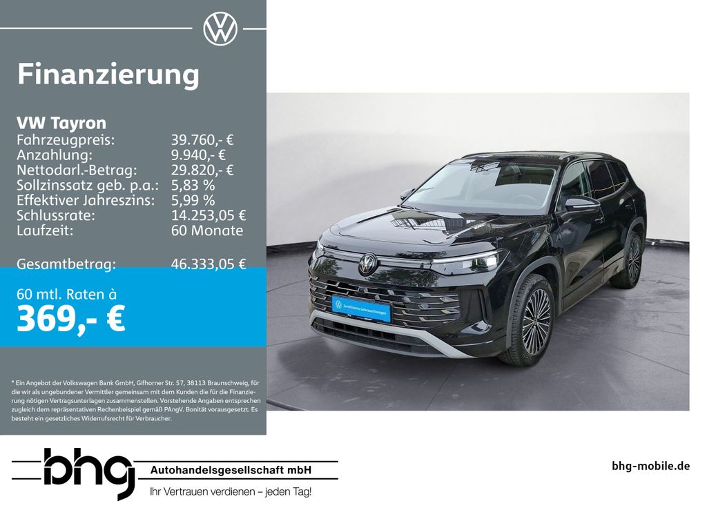 Bild des Angebotes Volkswagen Tayron 1.5 eHybrid DSG ELEGANCE #AREA-VIEW #IQ-D