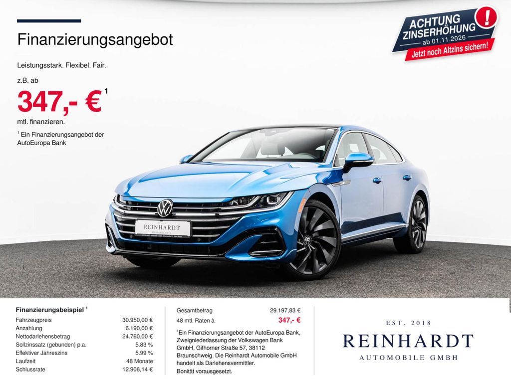 Volkswagen ARTEON LIMOUSINE 2.0TSi R LINE 4M IQ-L/ACC/PANO