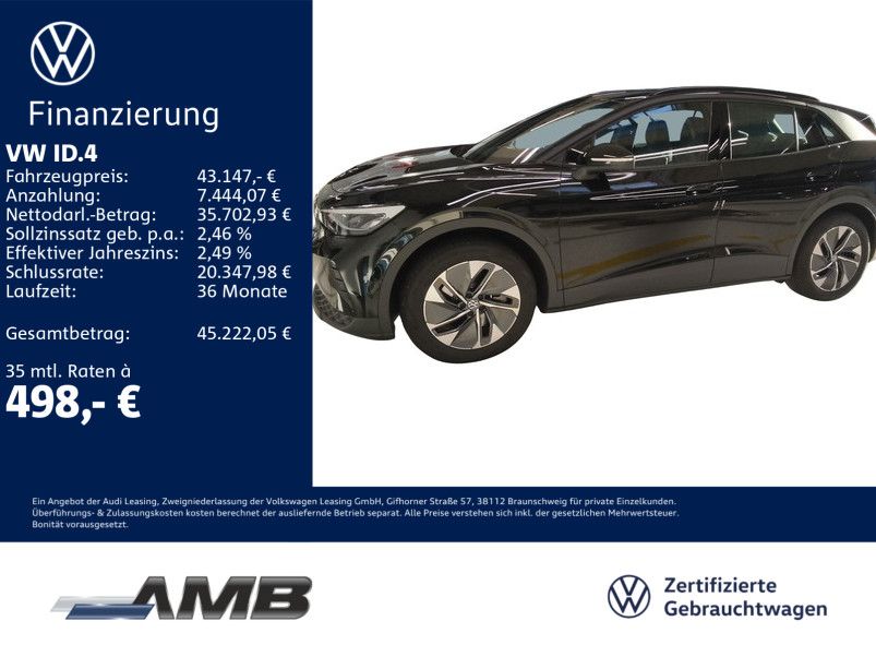 Bild des Angebotes Volkswagen ID.4 Pro 82kWh/AHK/LED/360°/Wärmepumpe/02.31Gara