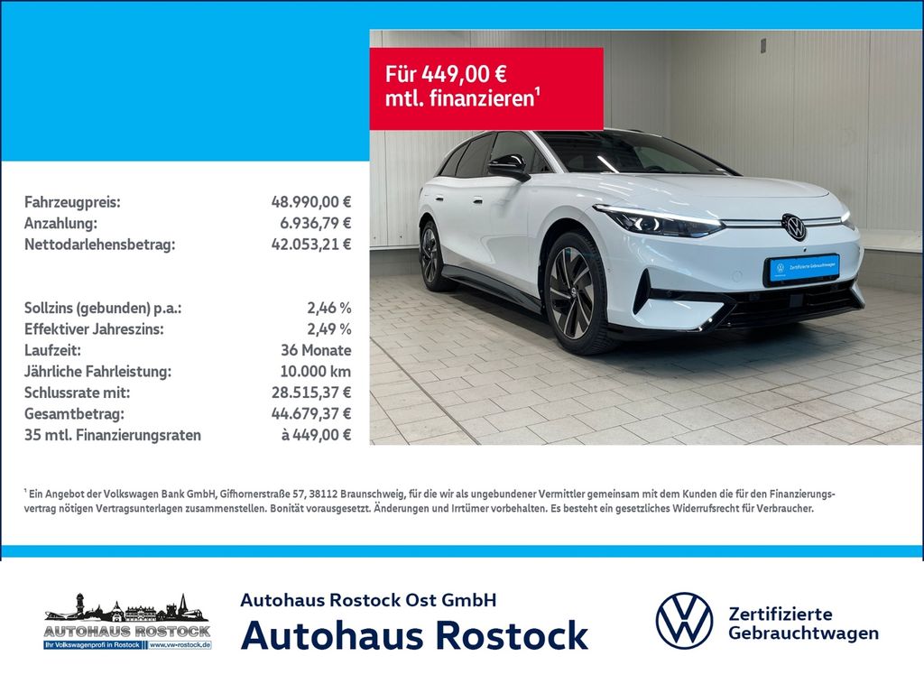 Bild des Angebotes Volkswagen ID.7 Tourer Pro 77kWh AHK IQ.LIGHT WÄRMEPUMPE