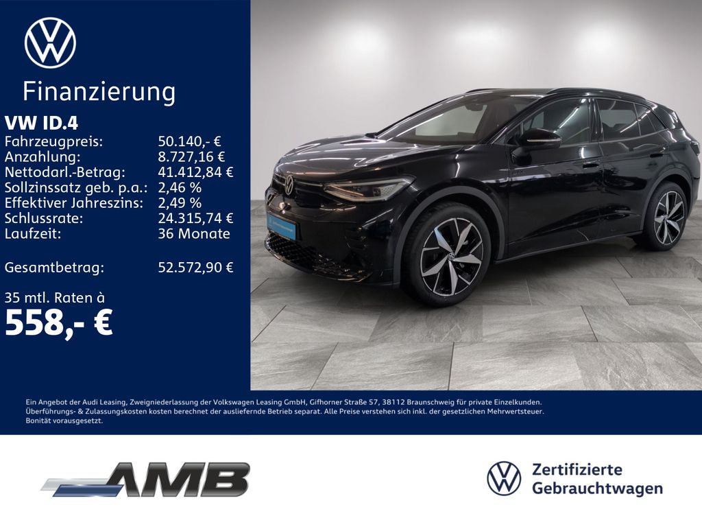 Bild des Angebotes Volkswagen ID.4 GTX 84kWh/AHK/Matrix/Pano/Wärmepum/02.31Gar