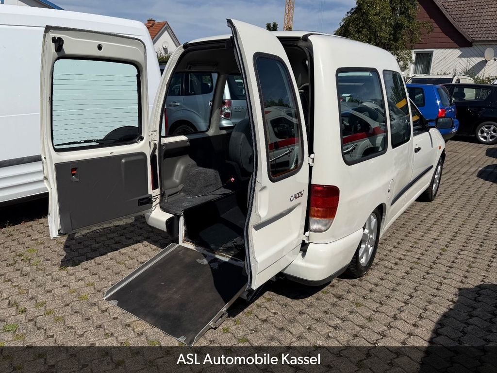 Volkswagen Caddy 1.4 Benzin Rollstuhlrampe Klima