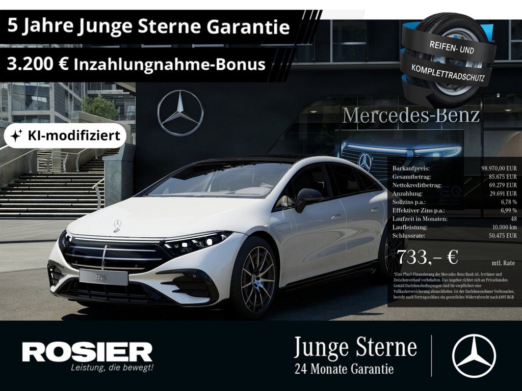 Bild des Angebotes Mercedes-Benz EQS 500 4M AMG Sport Premium+ Facelift Hyperscre