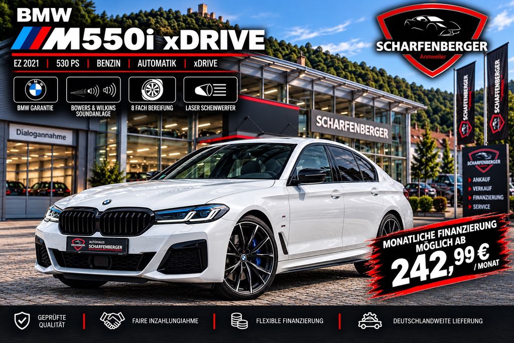 Bild des Angebotes BMW M550i xDrive+Garantie+B&W+DisplayKey+8FachB.