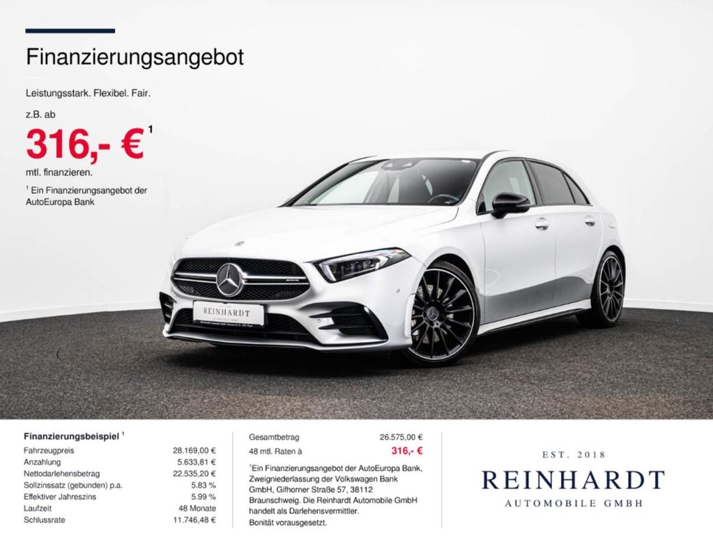 Bild des Angebotes Mercedes-Benz A35 AMG 4MATIC NIGHT MULTIB/DISTR+/HuDI/BURM/360