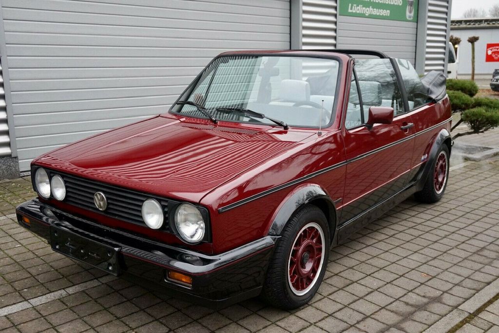 Volkswagen Golf I Cabrio Bel Air 1  Rot sehr selten