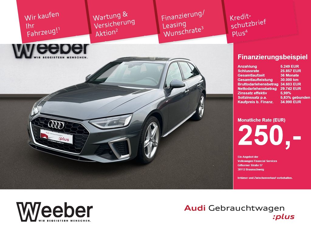 Bild des Angebotes Audi A4 Avant quattro S line *PANO*KAMERA*NAVI*SHZ*LE