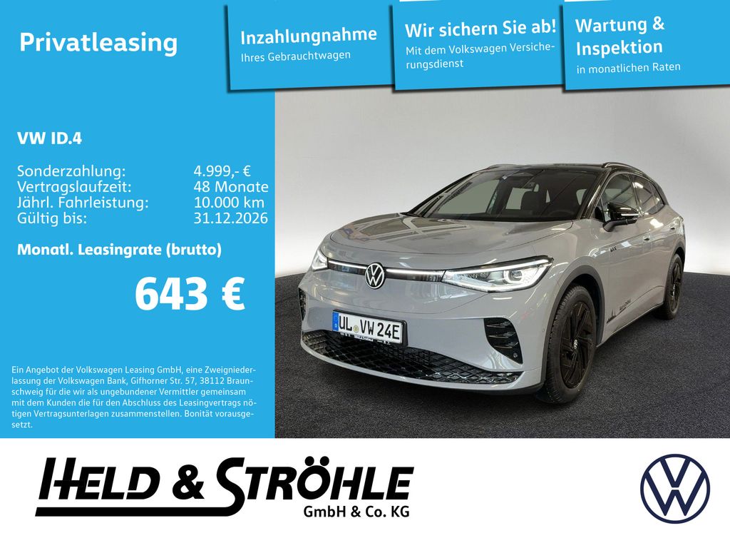 Volkswagen ID.4 GTX 4M IQ.LED AHK 360° TRAVEL 20" NAVI IDA