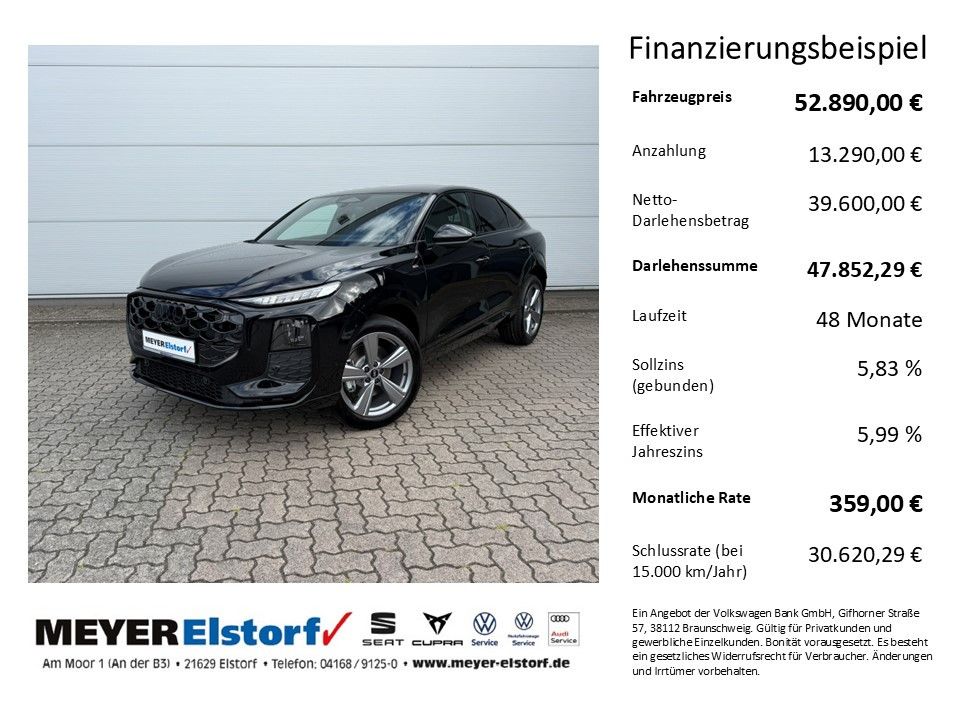 Bild des Angebotes Audi Q3 Sportback 2,0 TFSI quattro S tronic S line