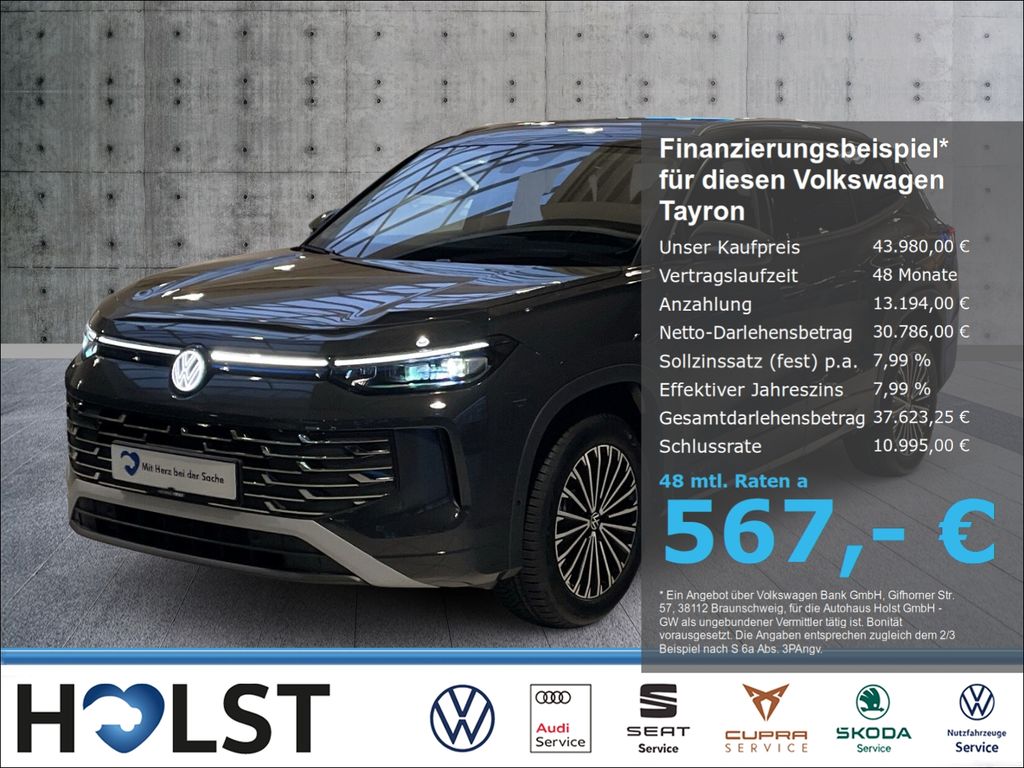 Bild des Angebotes Volkswagen Tayron Elegance 2.0TDI SCR 150 PS 7-Gang-DSG