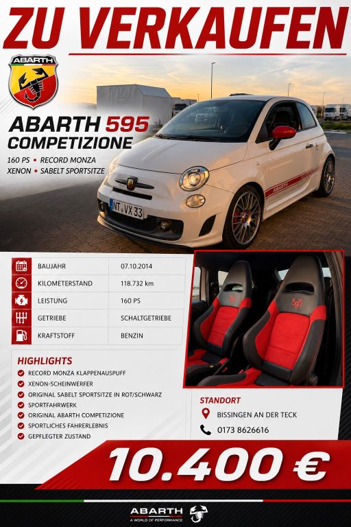Bild des Angebotes Abarth 595 Competizione 1.4 T-Jet 16V